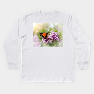 Monarch Butterfly - photograph Kids Long Sleeve T-Shirt